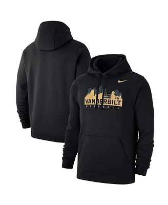 Nike Men's Black Vanderbilt Commodores 2025 Baseball Week Club Fleece Pullover Hoodie