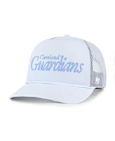 '47 Brand Women's Light Blue Cleveland Guardians Foundation Script Hitch Adjustable Trucker Hat