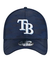 New Era Men's Navy Tampa Bay Rays Subtle Camo 39THIRTY Flex Hat