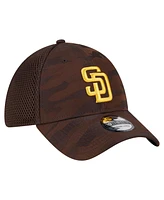 New Era Men's Dark Brown San Diego Padres Subtle Camo 39THIRTY Flex Hat
