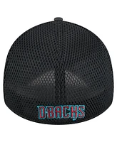 New Era Men's Black Arizona Diamondbacks Subtle Camo 39THIRTY Flex Hat