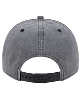 New Era Men's Charcoal Boston Celtics Throwback Washed Pre-Curved 9FIFTY Snapback Hat