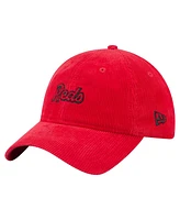 New Era Women's Red Cincinnati Reds Corduroy 9TWENTY Adjustable Hat