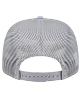 New Era Men's Light Blue/Gray Atlanta Hawks Adventure Aloha Pattern 9SEVENTY Stretch-Snap Hat