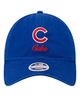 New Era Women's Royal Chicago Cubs Preppy Team 9TWENTY Adjustable Hat