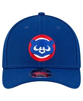 New Era Men's Royal Chicago Cubs Player Replica 9FORTY Adjustable Hat