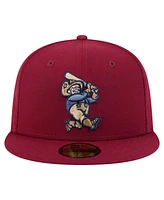 New Era Men's Burgundy Frisco RoughRiders Authentic Collection 59FIFTY Fitted Hat