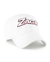 '47 Brand Men's White Gonzaga Bulldogs Clean Up Adjustable Hat