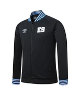 Umbro Men's Black El Salvador National Team Presentation Raglan Full-Zip Jacket