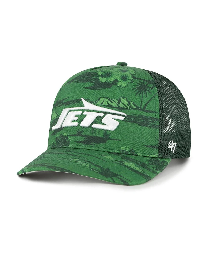 '47 Brand Men's Green New York Jets Fiji Trucker Adjustable Hat