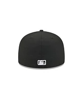 New Era Men's Black West Michigan Whitecaps theme Nights 59FIFTY Fitted Hat