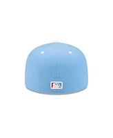 New Era Men's Light Blue Louisville Bats Theme Nights 59FIFTY Fitted Hat