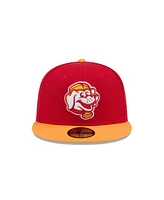 New Era Men's Red Bowling Green Hot Rods Theme Nights 59FIFTY Fitted Hat