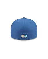 New Era Men's Blue Augusta GreenJackets theme Nights 59FIFTY Fitted Hat