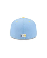 New Era Men's Light Blue Amarillo Sod Poodles Theme Nights 59FIFTY Fitted Hat
