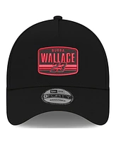 New Era Men's Black Bubba Wallace 9FORTY A-Frame Patch Adjustable Hat
