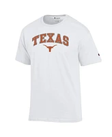 Champion Men's White Texas Longhorns Arched Logo T-Shirt