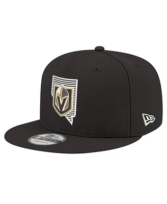 New Era Men's Black Vegas Golden Knights State Pride 9FIFTY Snapback Hat