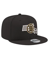 New Era Men's Black Boston Bruins State Pride 9FIFTY Snapback Hat