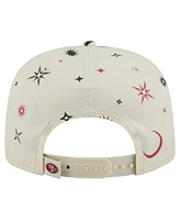 New Era Men's Cream San Francisco 49ers Celestial Golfer Adjustable Hat