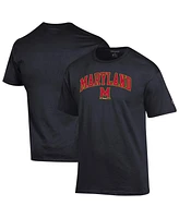 Champion Men's Black Maryland Terrapins Arch Over Logo T-Shirt