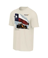 Outerstuff Men's Natural McLaren F1 Team 2025 Usa Grand Prix Austin T-Shirt