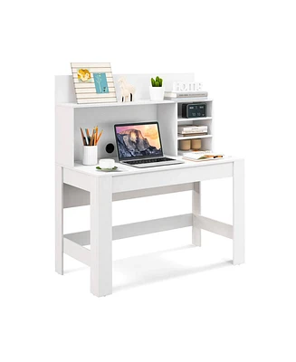 48 Inch Writing Computer Desk with Anti-Tipping Kits and Cable Management Hole