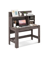 48 Inch Writing Computer Desk with Anti-Tipping Kits and Cable Management Hole