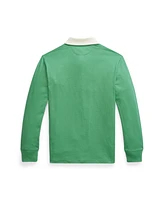 Polo Ralph Lauren Big Boys Logo Appliqued Jersey Rugby Shirt