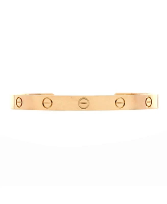 Pre-Owned Cartier Love Cuff Bracelet 18K Gold