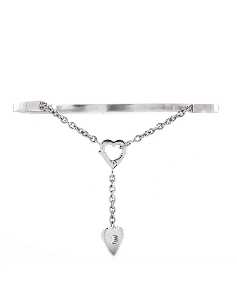 Pre-Owned Cartier Mon Amour Heart Bracelet 18K White Gold and Diamond