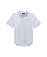Polo Ralph Lauren Big Boys Striped Oxford Short Sleeve Shirt