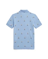 Polo Ralph Lauren Toddler and Little Boys Tennis Print Mesh Shirt