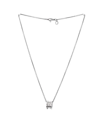 Pre-Owned Bvlgari B.Zero1 Pendant Necklace 18K White Gold