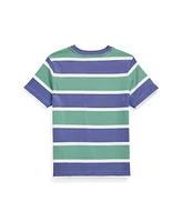 Polo Ralph Lauren Toddler and Little Boys Bear Striped Jersey T-Shirt
