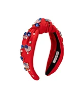Sweet Wink Girls Patriotic Cutie Gemstone Headband