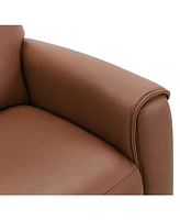 Ashlinn 84" 3 Seat Leather Sofa, Exclusively at Macy's