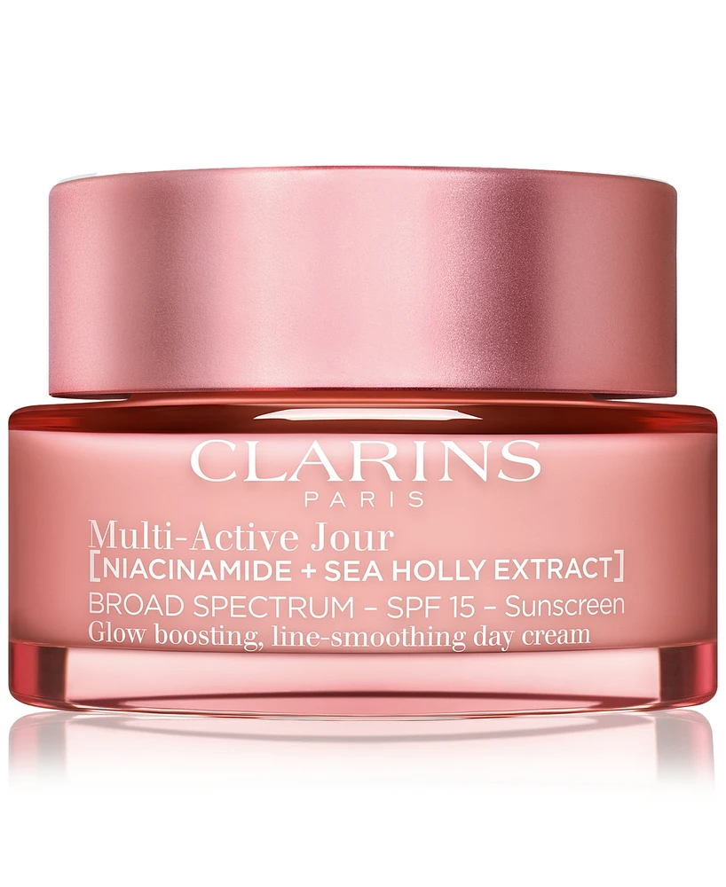 Clarins Multi-Active Day Moisturizer Spf 15 For Lines, Pores & Glow, 1.7 oz.