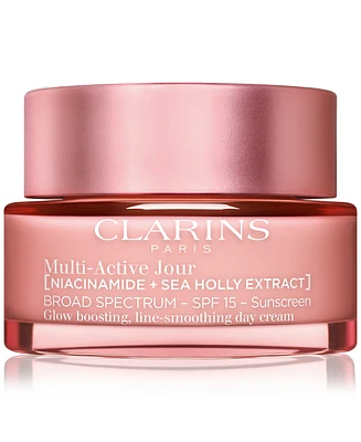 Clarins Multi-Active Day Moisturizer Spf 15 For Lines, Pores & Glow, 1.7 oz.