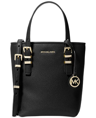 Michael Michael Kors Quinn Extra Small Leather North South Tote Crossbody