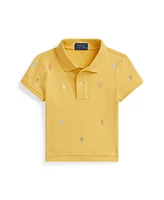 Polo Ralph Lauren Toddler and Little Girls Pony Stretch Mesh Boxy Shirt