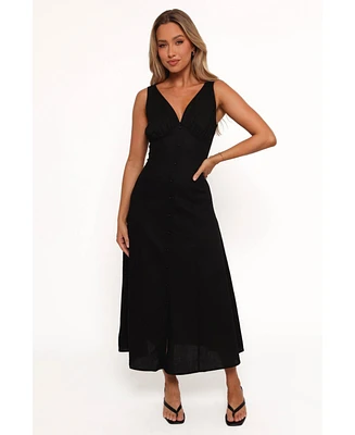 Petal and Pup Women's Barbara Midi Button Down Dress