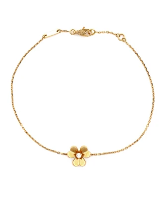 Pre-Owned Van Cleef & Arpels Mini Frivole Bracelet 18K Gold with Diamond