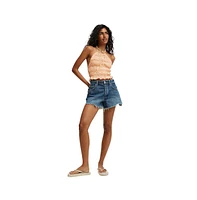 Cotton On Women's Multi Frill Detail Halter Top