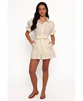Petal and Pup Women's Riley Waist Tie Romper