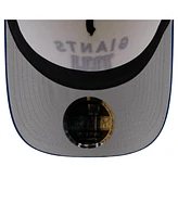 New Era Men's Cream/Royal New York Giants 2025 Nfl Draft 9FORTY A-Frame M-Crown Adjustable Hat