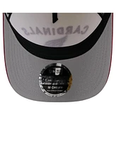 New Era Men's Cream/Cardinal Arizona Cardinals 2025 Nfl Draft 9FORTY A-Frame M-Crown Adjustable Hat