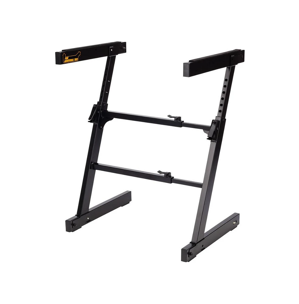 Hercules Stands Z Style Black Keyboard Stand with AutoLock System