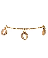 Pre-Owned Cartier Trinity Charm Chain Bracelet 18K Tricolor Gold