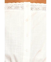 Petal and Pup Women's Joanina Lace Trim Romper